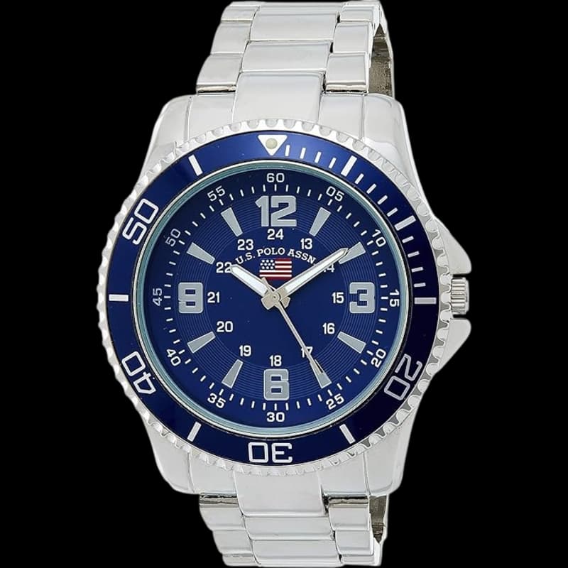 Accutime US Polo Assn Stainless Steel Watch