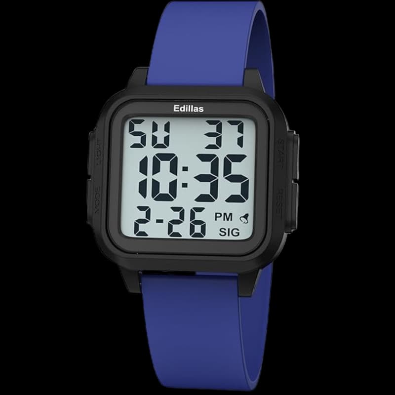 Edillas Men's Square Digital Sport Watch