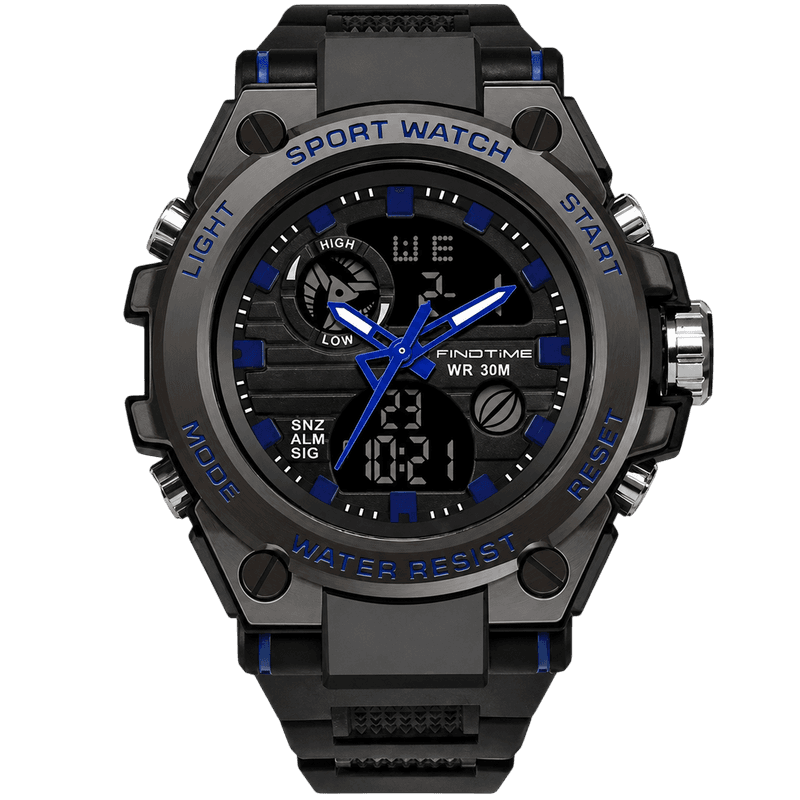 Findtime Digital Military Watch (Blue)