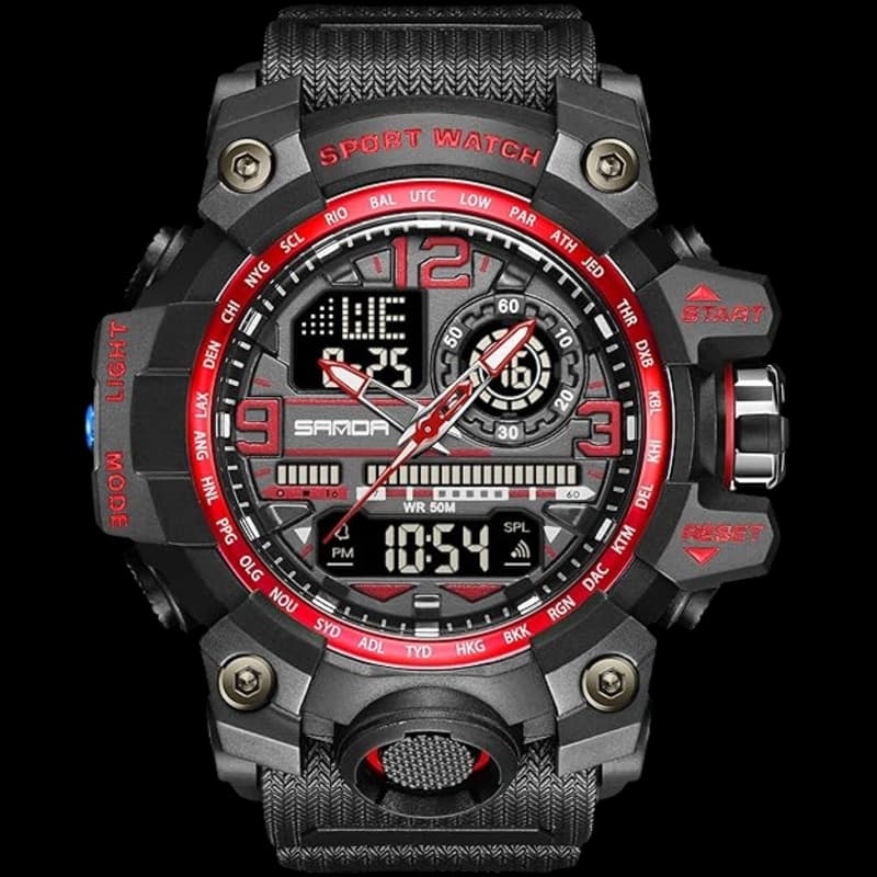 Kxaito Multi-Function Sport Watch (Red)