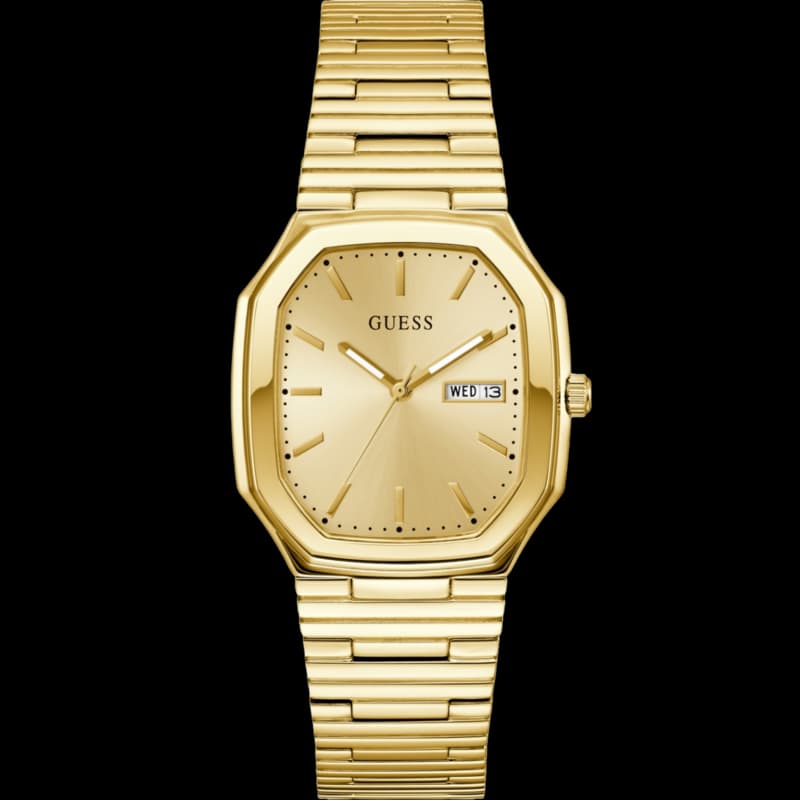 Guess Gold Tone Date