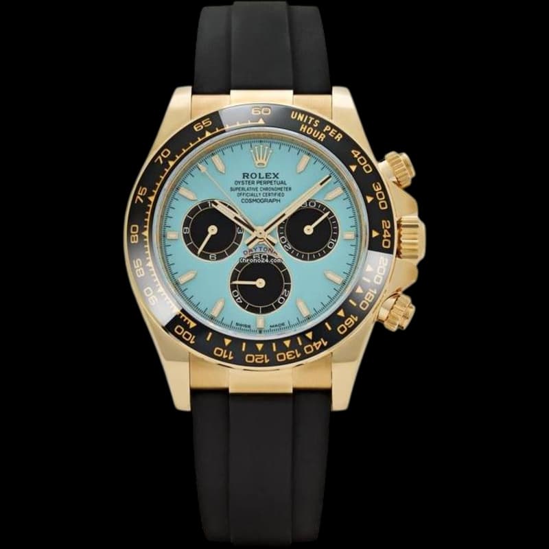 Rolex Daytona (Yellow Gold/Turquoise)