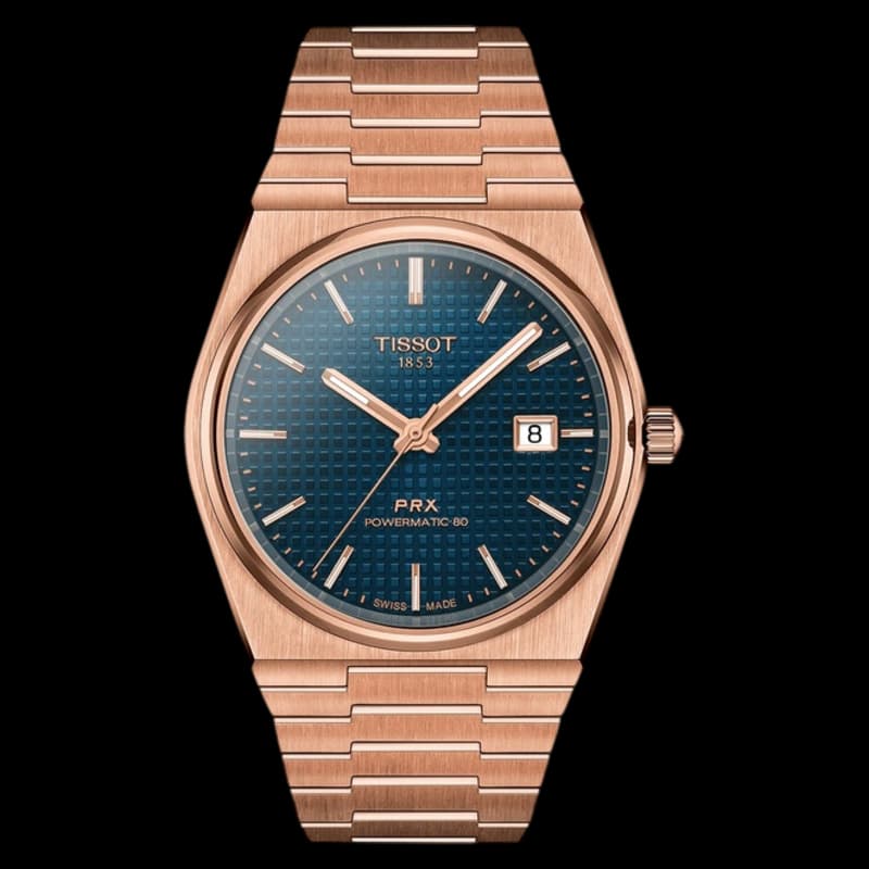 Tissot PRX 40mm (Blue/Rose Gold)