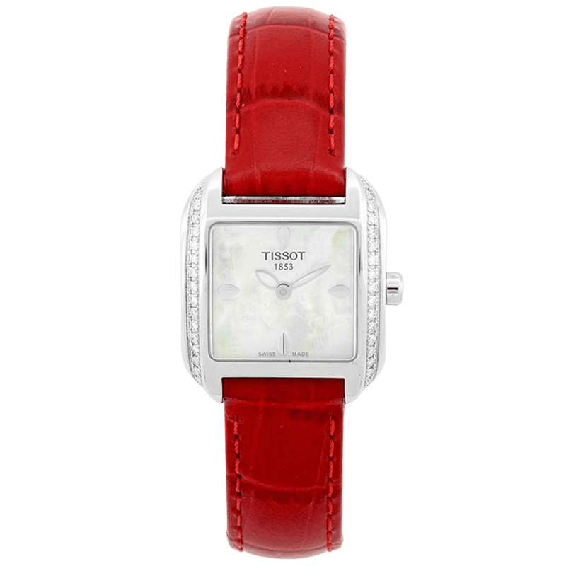 Tissot T-Wave (Mother of Pearl/Red)